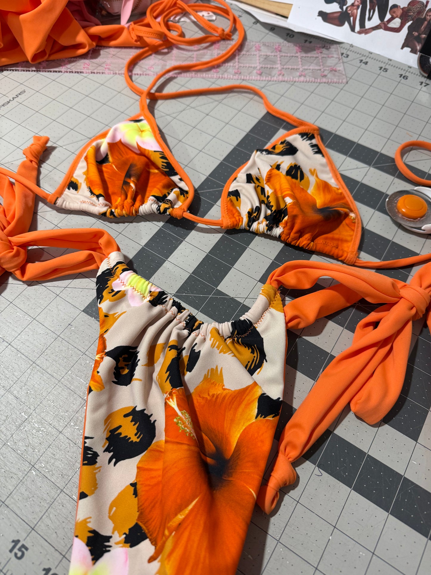 Orange Lucia Swim (LIMITED)