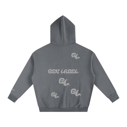 REV Essential All-Over Logo Hoodie Grey