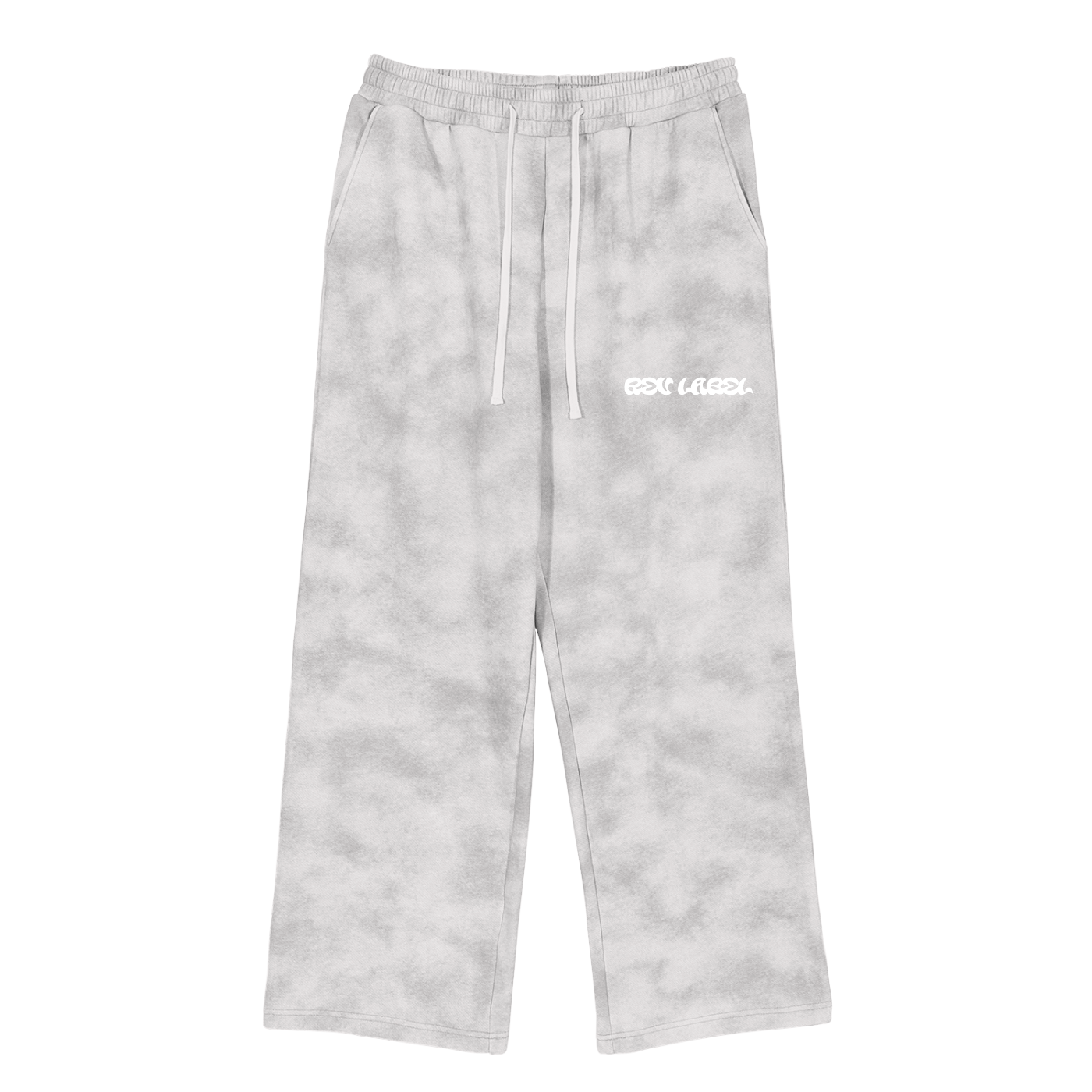 REV Essential Washed Sweatpants White