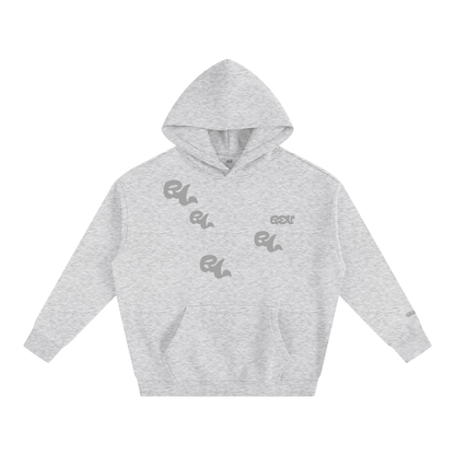 REV Essential All-Over Logo Hoodie Grey