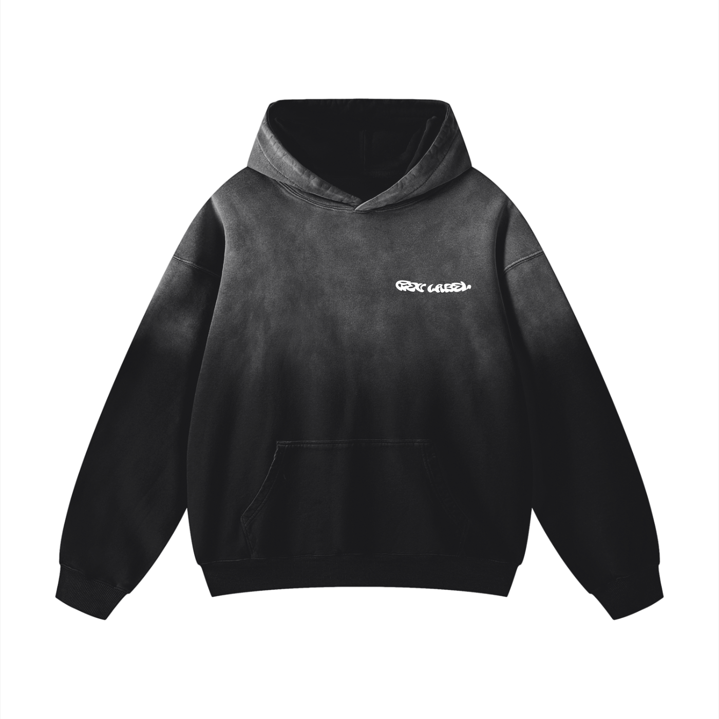REV Essential Washed Hoodie Black